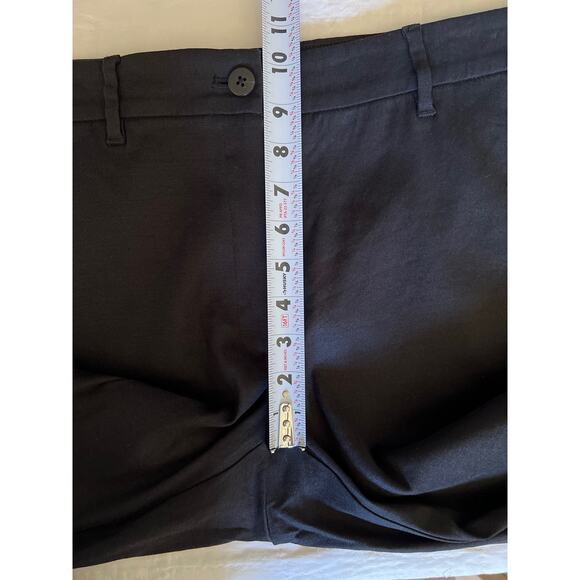J.Jill Pants Womens Size 14 Black Linen Stretch Wide Leg Crop Career Office Work - Picture 10 of 12